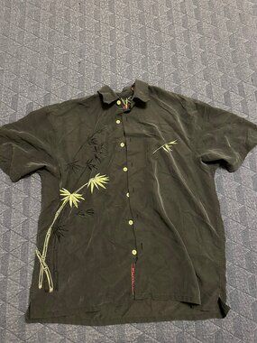 Bamboo Cay Embroidered Modal Button Up